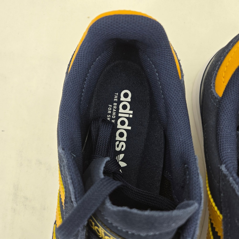 Adidas Busenitz Vulc II Navy Yellow Suede Skate Shoes HQ7527 Mens 6.5 - Picture 13 of 15
